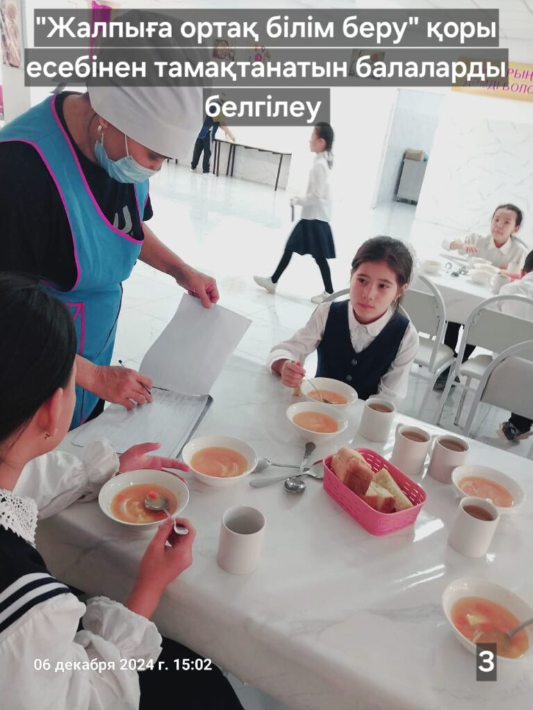 Мектептік тамақтандыру Мектептік тамақтандыру